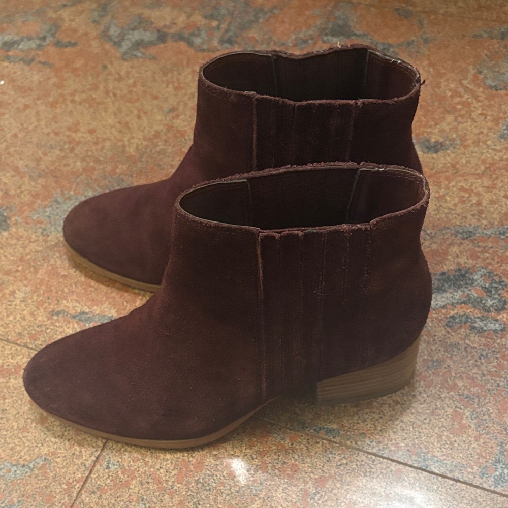 Aldo Dark Brown Suede Ankle Booties